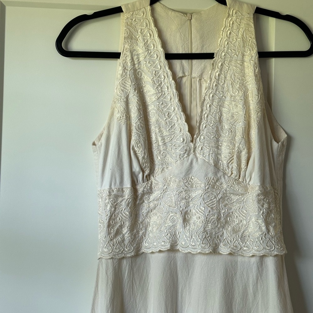 Sani Coleccion Label, Ivory Vintage 1970s Bridal